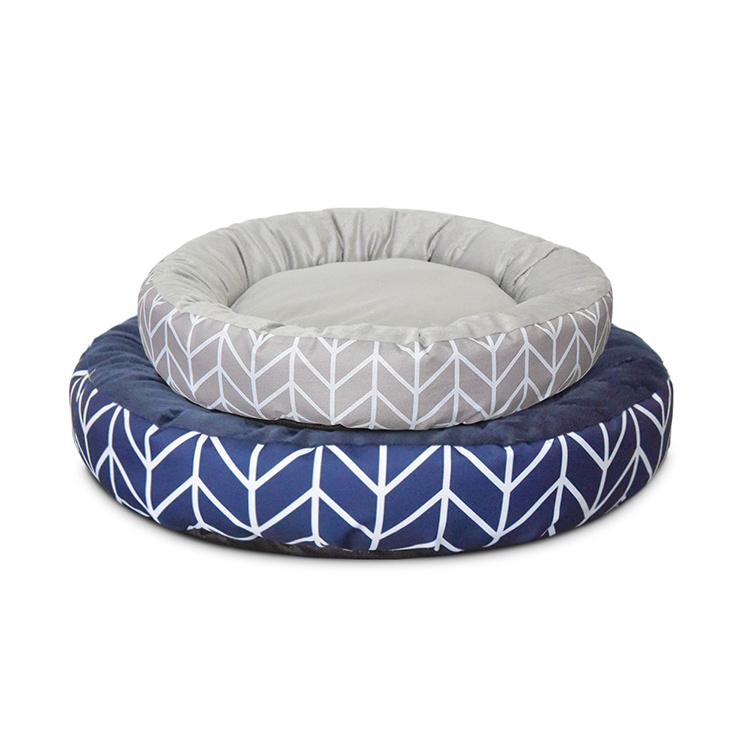 manufacturer cute unique comfortable waterproof anti stress soft dog cat bed home warm winter donut round plush large dog bed