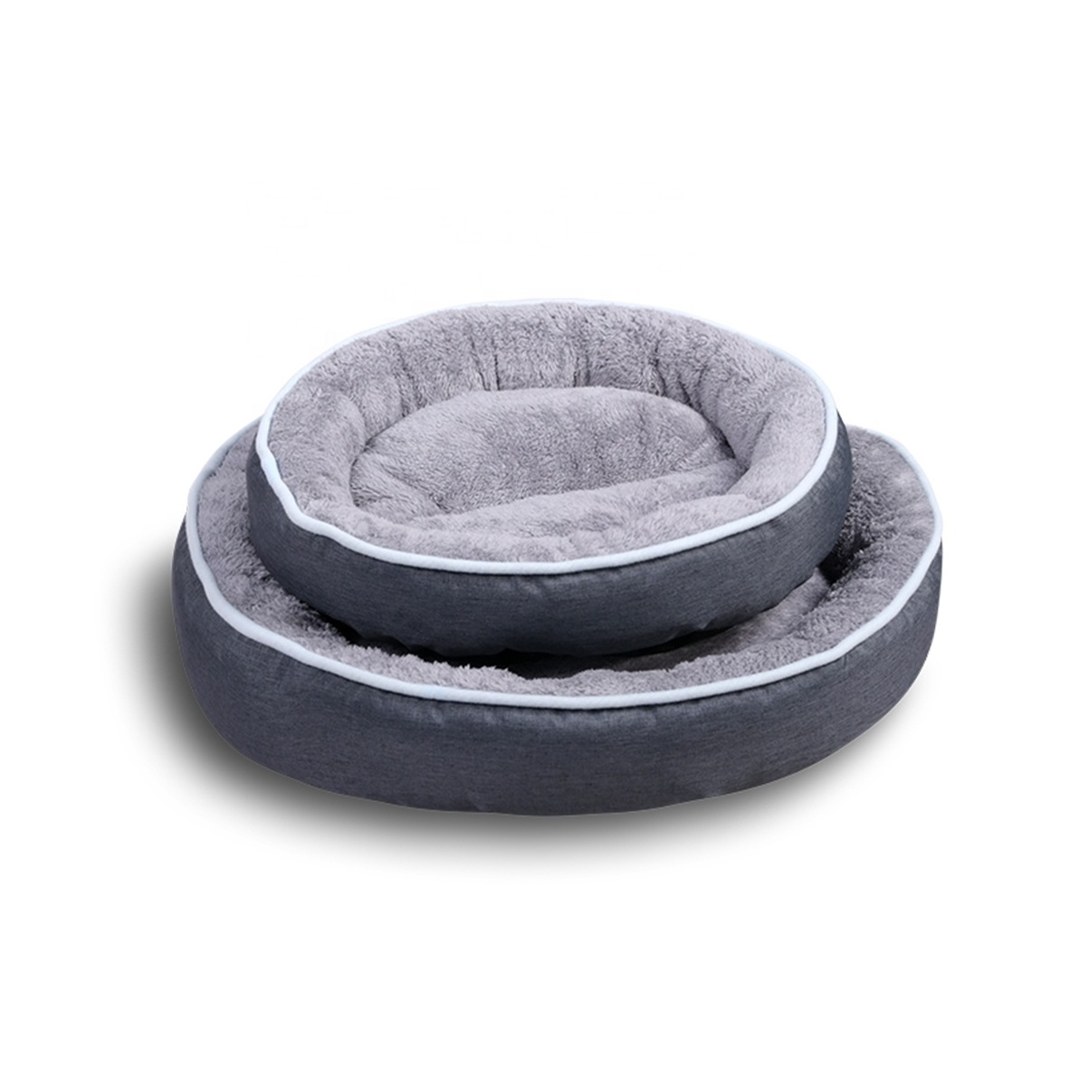 Wholesale Price Removable Pet Sofa Bed House Round Cozy Craft Pet Beds Donut Pet Bed Camping