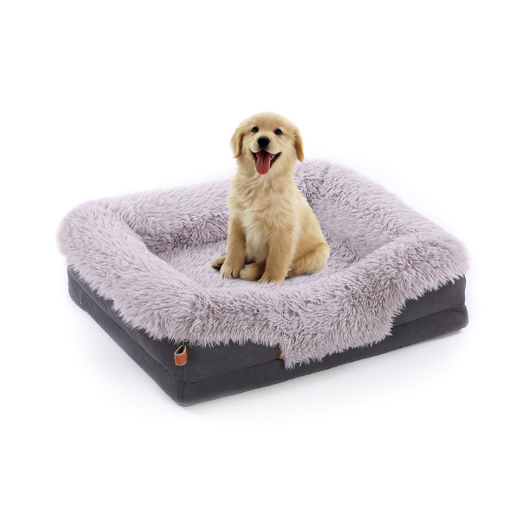 wholesale custom eco friendly indestructible xl xxl xxxl calming pillow orthopedic oxford fabric dog sofa beds for large dogs