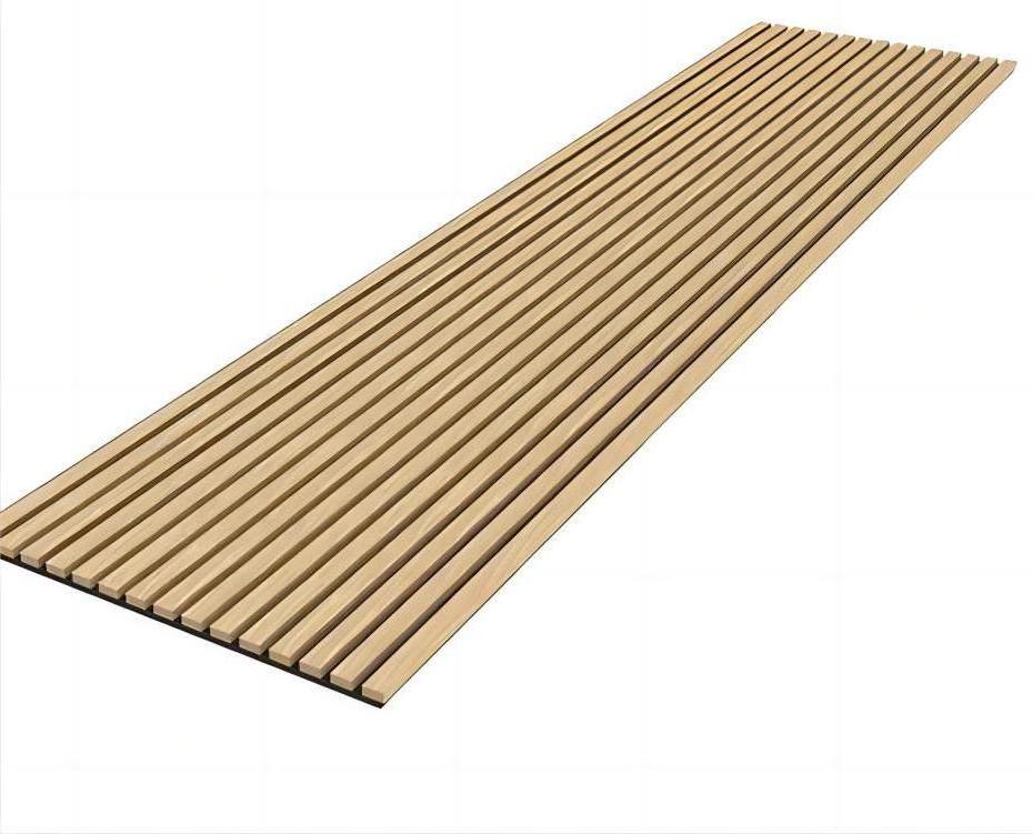 Akupanel Acoustic Wood Wall Panel Sounds Absorbing Acoustic Wood Slat Wall Panel for Noise Reduction And Stylish Decor