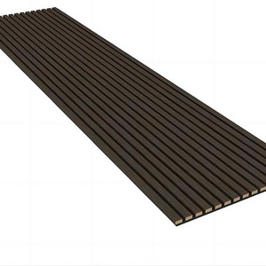 Studio Office  Wooden Slatted Sound Absorbing Proofing Boards Pet Wood Slat Wall Soundproof Acoustic Panels Akupanels