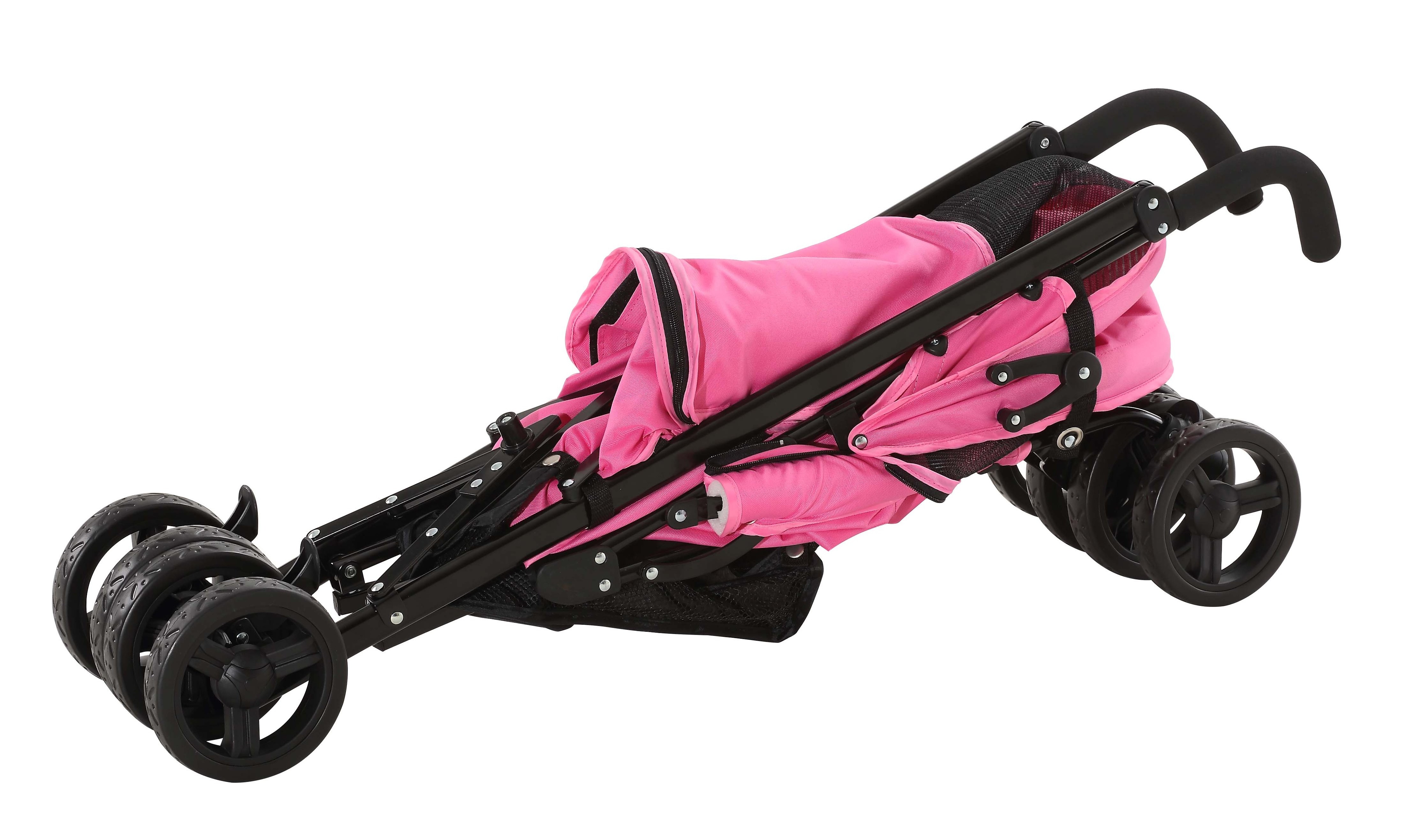 Luxury outdoor folding pet stroller dog trolley travel carrier with large wheels