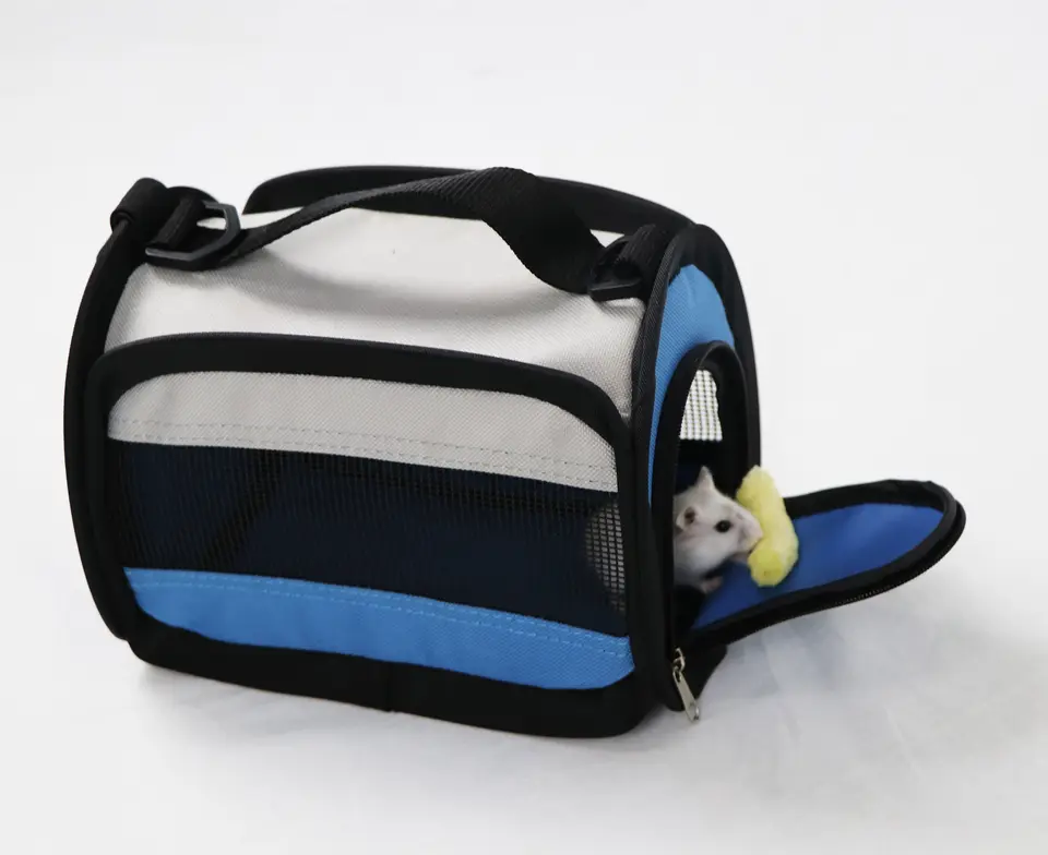 Hamster Travel Carrier Portable Outgoing Breathable Pet Carrying Bag for Sugar Glider Hamster Rat