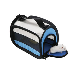 Hamster Travel Carrier Portable Outgoing Breathable Pet Carrying Bag for Sugar Glider Hamster Rat