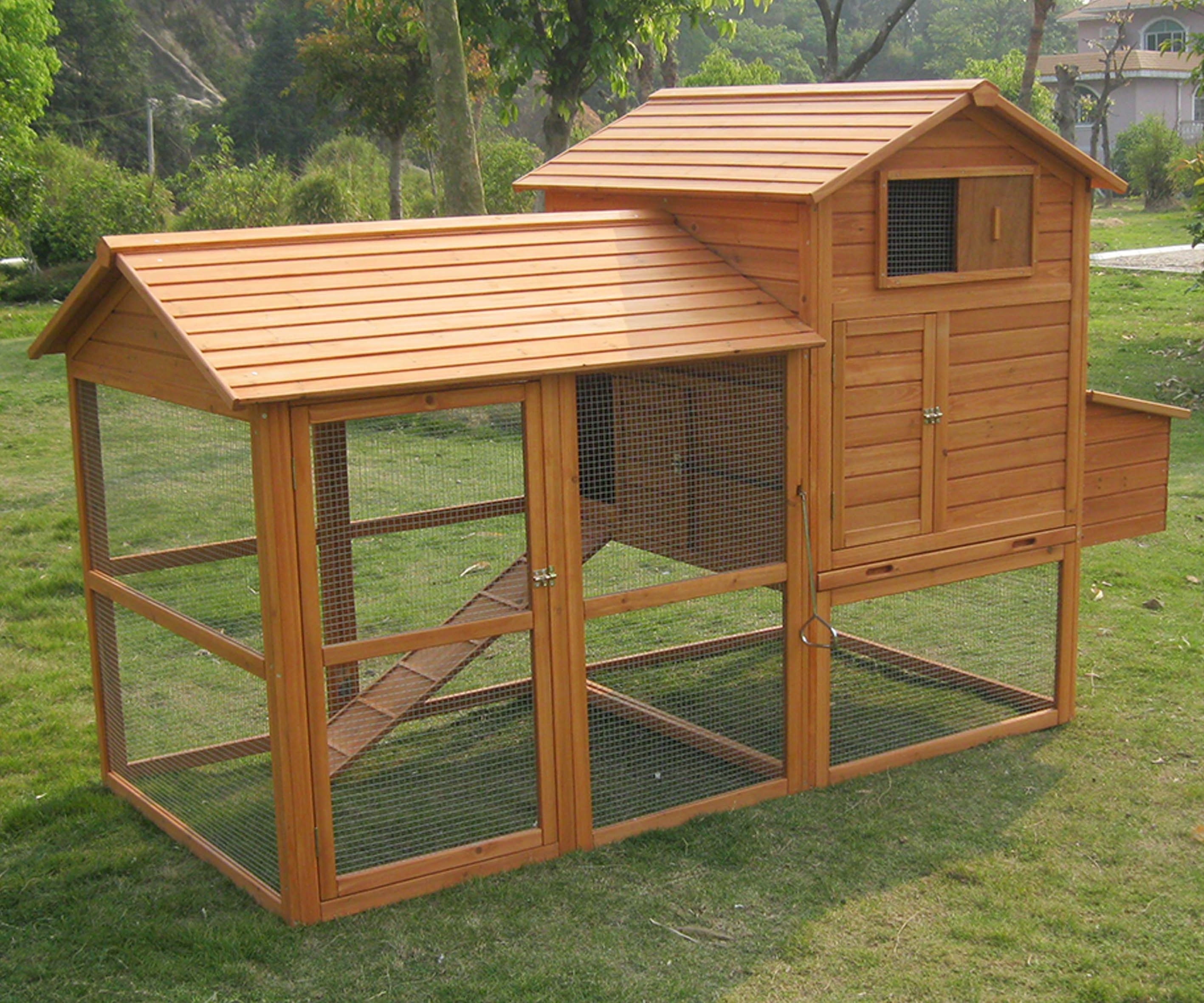 Layer quail wooden chicken cages extra large chicken coop animal house for sale