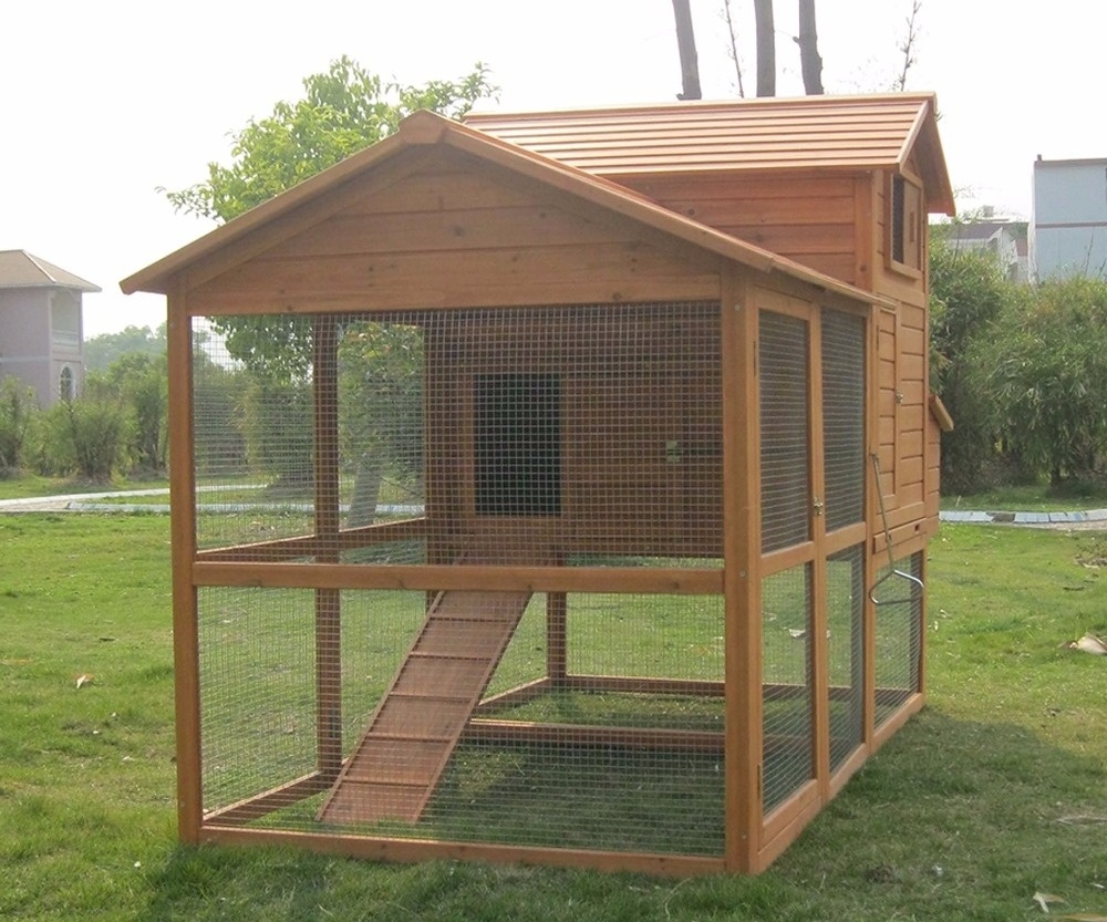 Layer quail wooden chicken cages extra large chicken coop animal house for sale