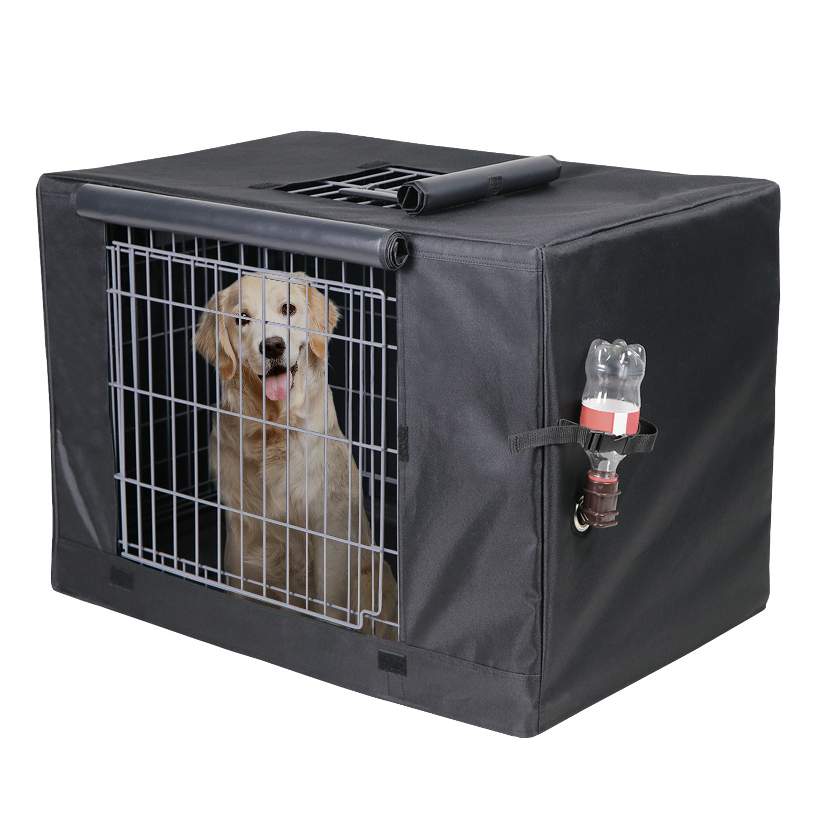 Durable Windproof Pet Kennel Dog Crate Cover for Wire Crate Indoor Outdoor Protection