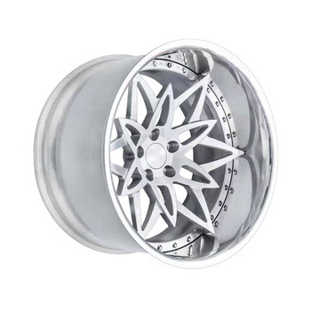 2 Piece 5x114.3 18 19 inch forged chrome wheels rims