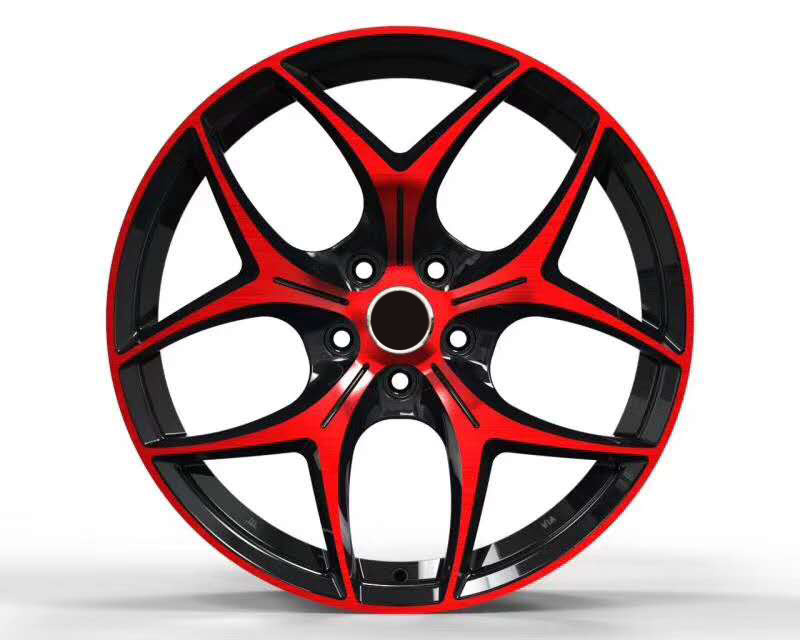 Classic five star shape car wheel rim 16~22 inch forged car rim PCD5X120 alloy car wheels