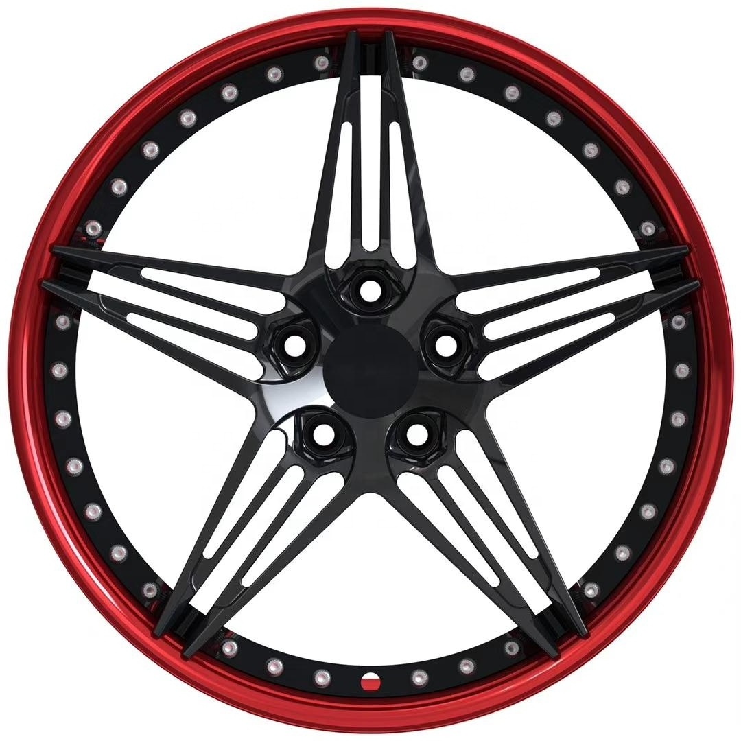 WR473 Factory Price Hot Sale Forged Aluminum Car Wheels Concave Bright Black 5x120 Alloy Rims 18 19 20 Inch