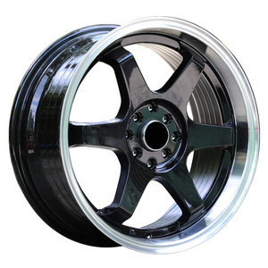 Car rims 18 inch tires wheels design TE37 in stock for sale