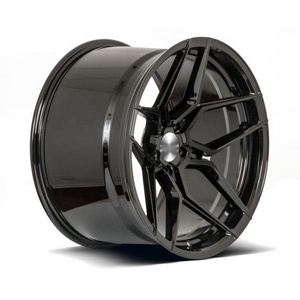 The high quality 17 18 19 20 21 22 inch 7.5J~12J Chrome 5x112 5x120 5x114.3 5x115 work Forged Aluminium Wheels RIms