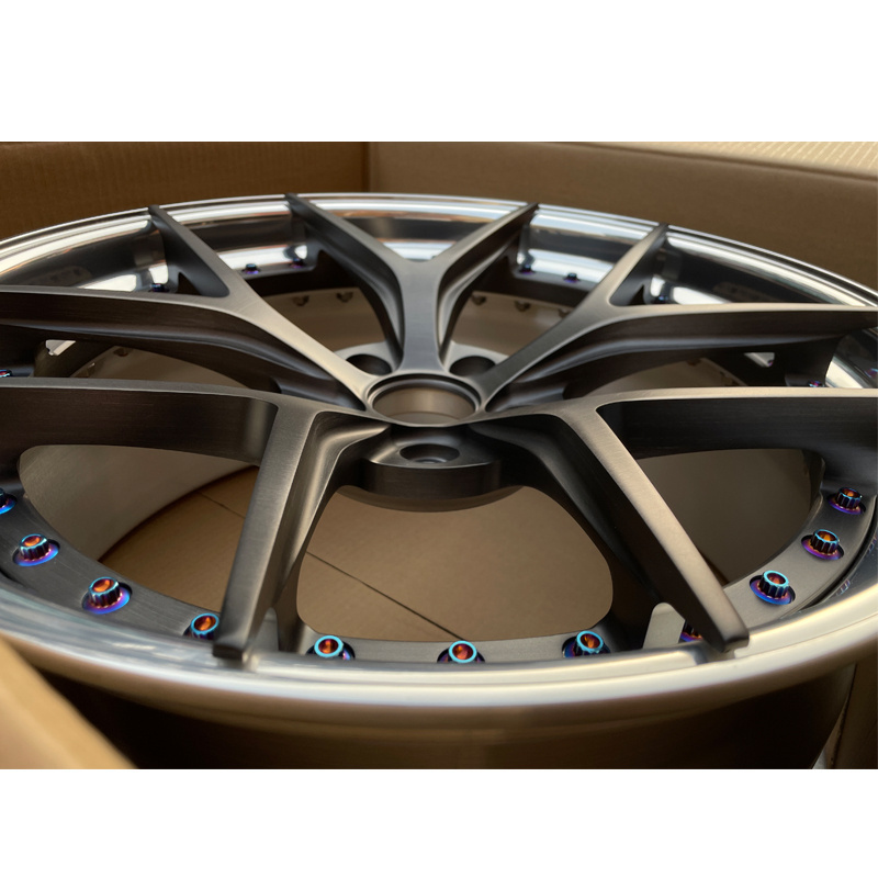 Customized Forged New Design 2 Piece 18 19 20 21 22 23 24 25 26  inch 5X114.3 Aluminum Alloy Wheel