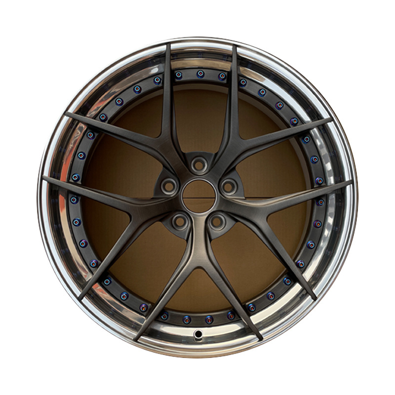 Customized Forged New Design 2 Piece 18 19 20 21 22 23 24 25 26  inch 5X114.3 Aluminum Alloy Wheel