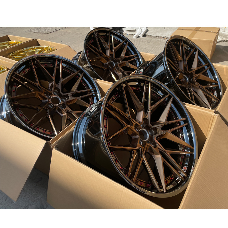 Fashionable forged wheel rims,brilliant 18 19 20 21 22 23 24 inch customize color forged wheel rims