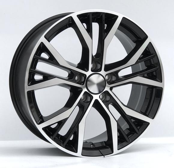 Black color 5X112 5X130 car wheels  18 19inch aluminum ally car rims