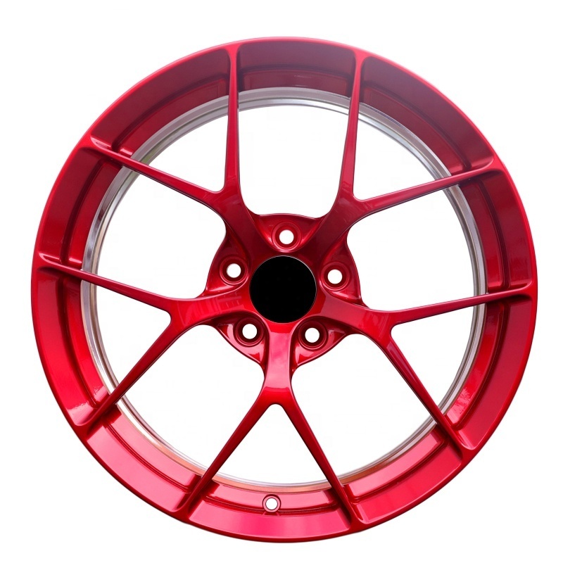 Customized Forged Aluminum Alloy Car Rims Pink Forged Wheels Rims for car