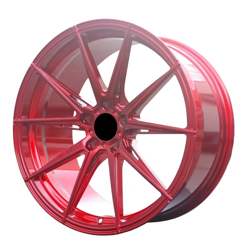 Customized Forged Aluminum Alloy Car Rims Pink Forged Wheels Rims for car