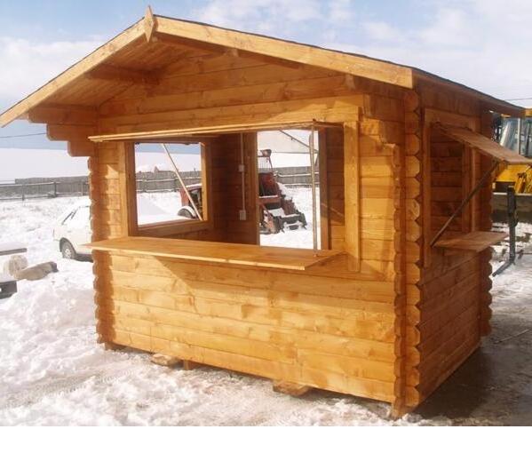 Easy assembly wooden chalet