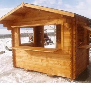 Easy assembly wooden chalet