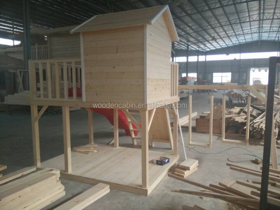 Cheap wooden Children Playhouse for Sale