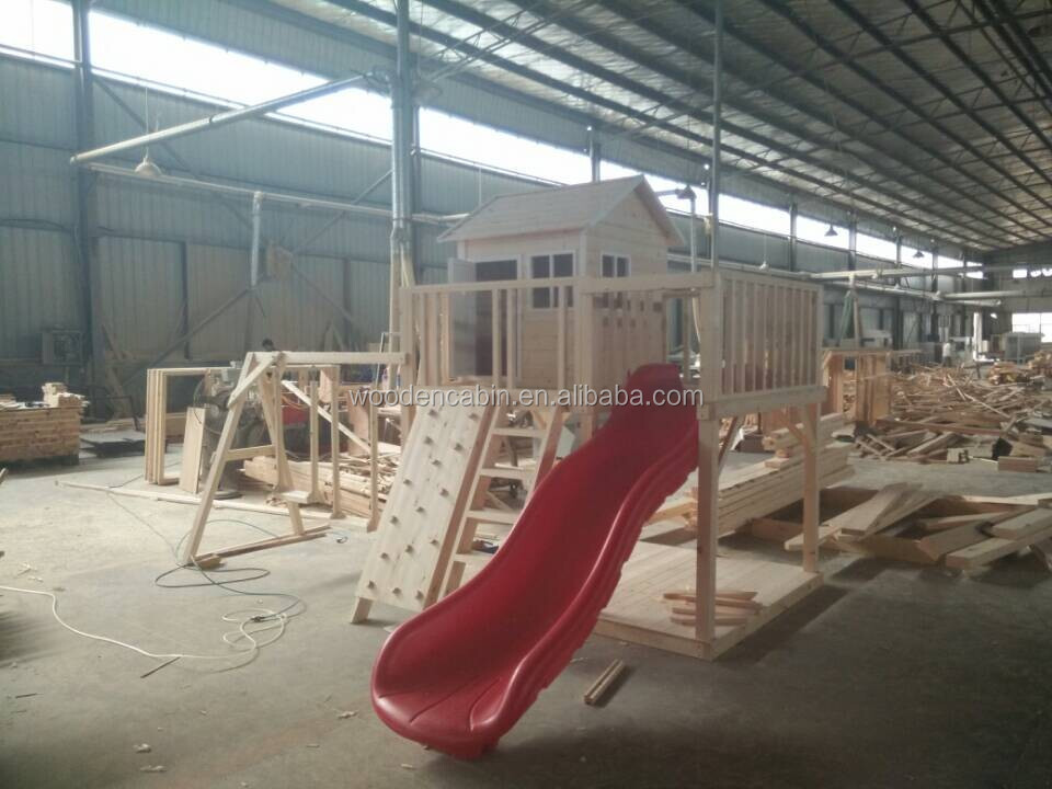 Cheap wooden Children Playhouse for Sale