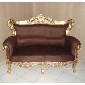 French Style Living Room Sofa Antique Reproduction Chair European Home Furniture