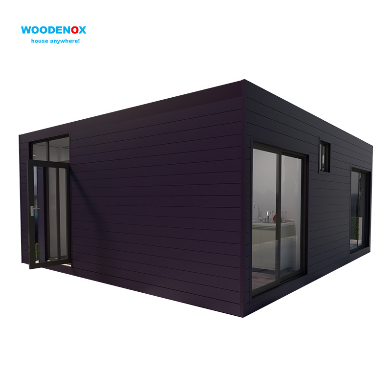 House Container 2 Bedroom Prefab Steel Structure Flat Pack Houses Luxury 40ft Prefabricated Homes