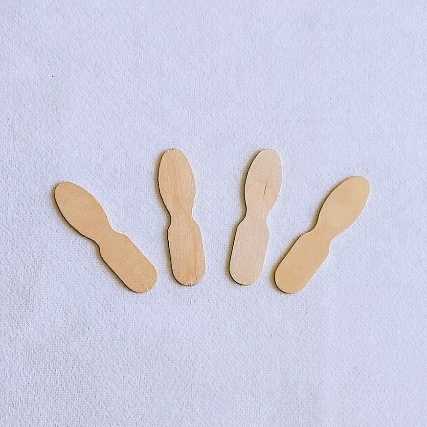 disposable  ice cream wooden spoon