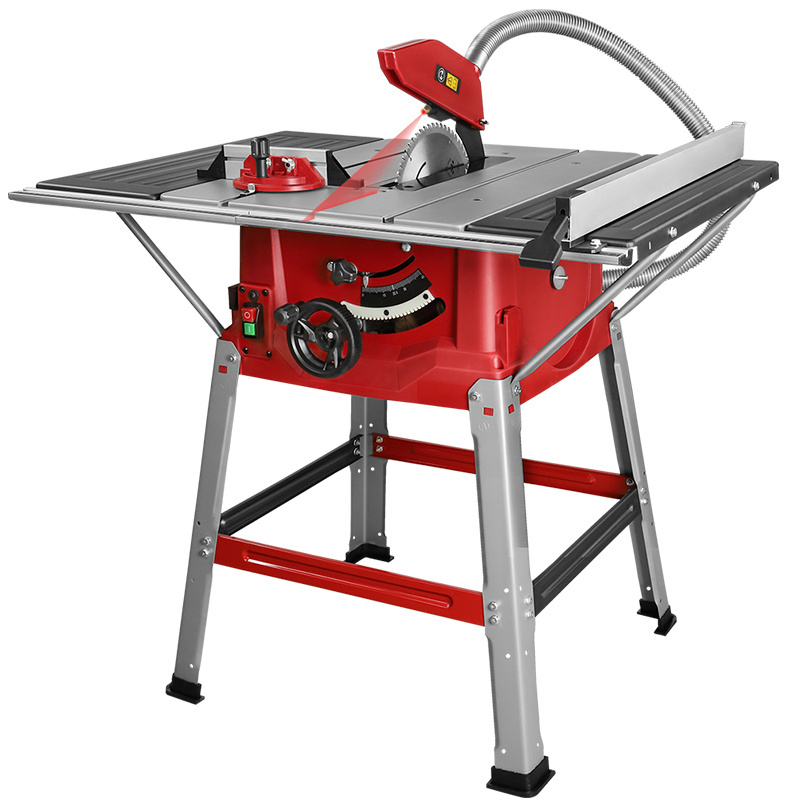 LUXTER 255mm 1800W Wood/Aluminum/Metal/PVC Plastic Cutting Table Saw For Woodworking