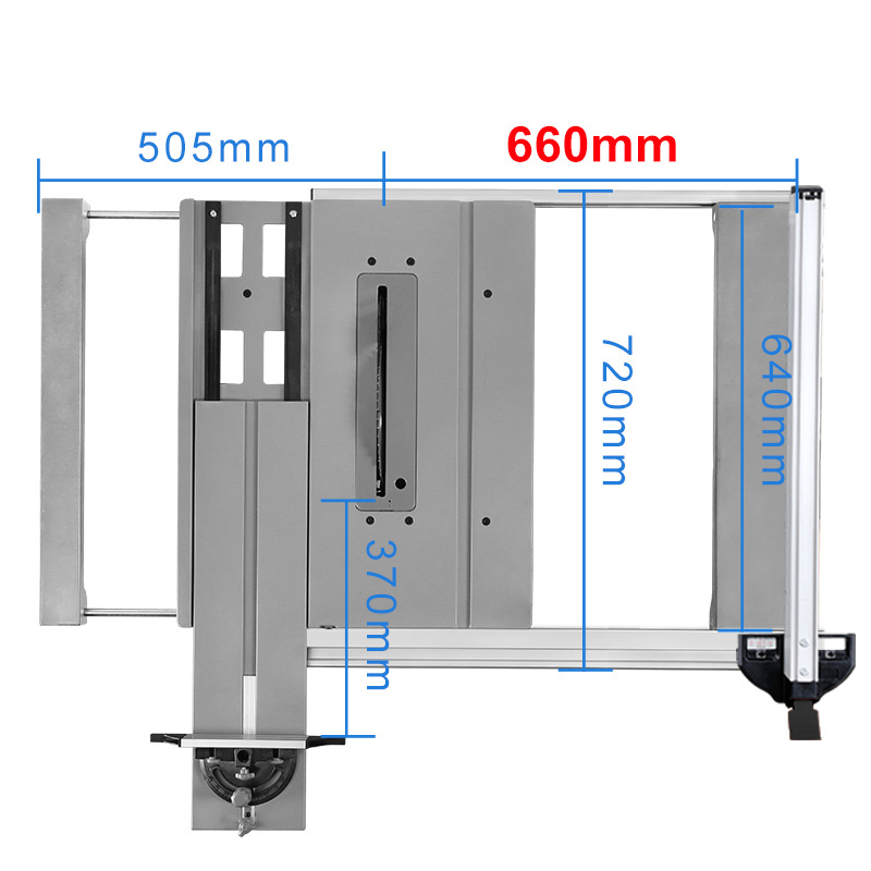 LUXTER 255mm 1800W Cutting Table Saw For Wood Working Other Power Saws