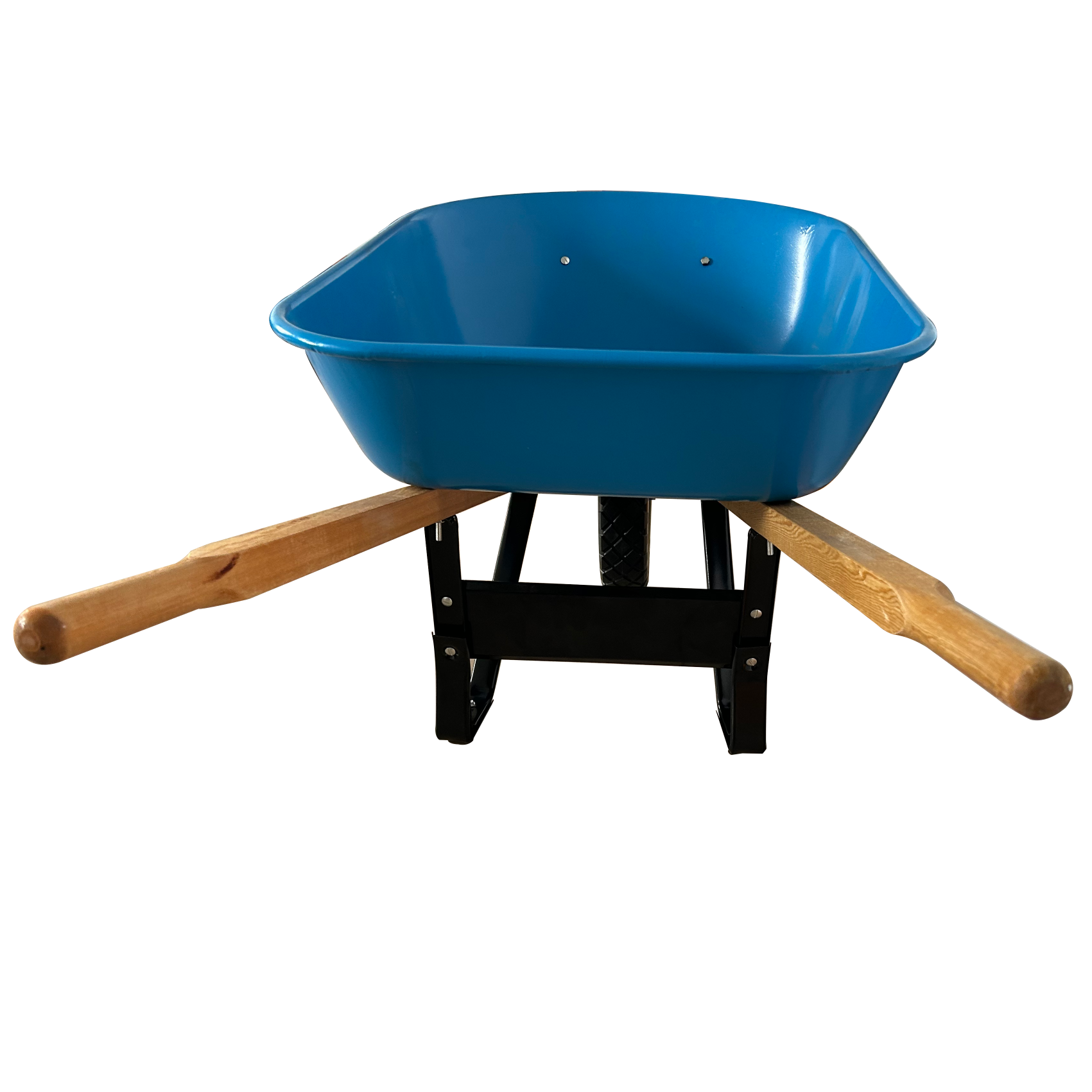 Wooden Handle Garden Steel Wheelbarrow with pneumatic wheel