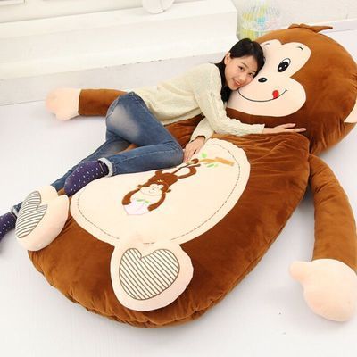 baby custom plushie custom animal shape bed stuffed teddy bear plush soft animal toys bed for kids or adults