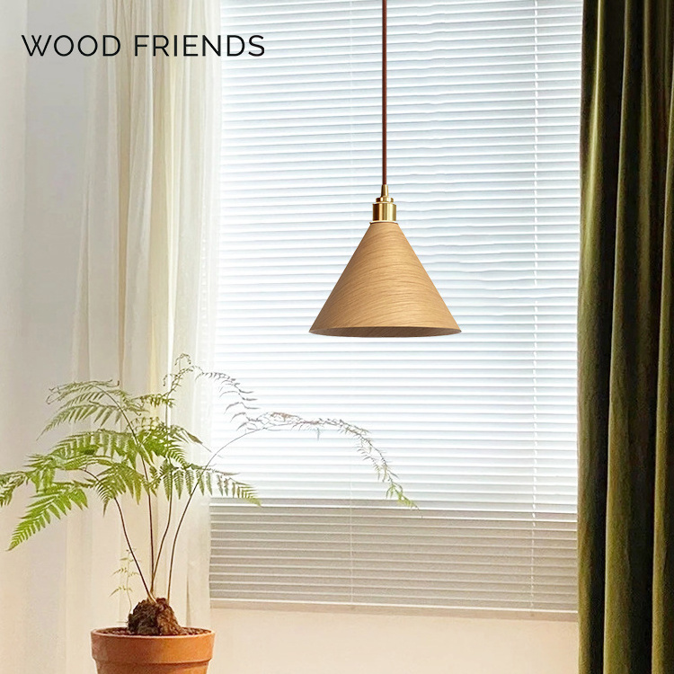 Decorative Hanging Ceiling Pendant Lamp Wood Kitchen Farmhouse Modern Nordic Pendant Light