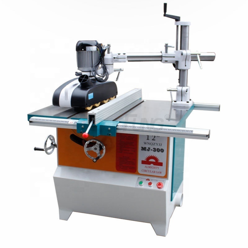 MJ300 Spindle Tilting 40-90degree Sliding Table Circular Saw Woodworking Cutting Saw Machine