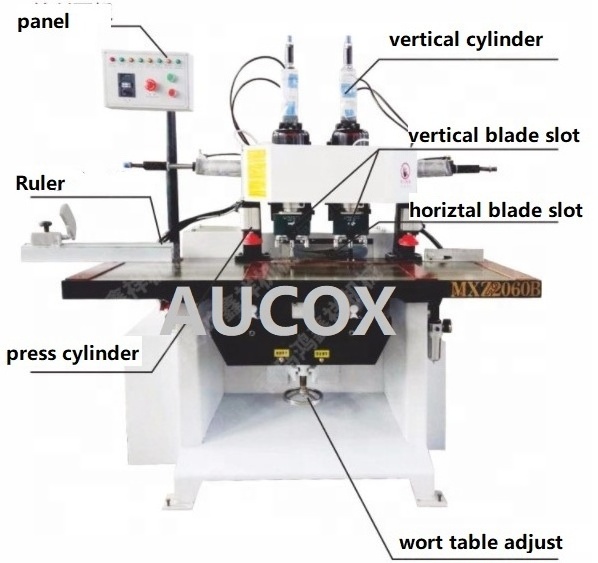 MXZ2060 Woodworking Door Lock Hole Slot Mortising Drilling Machine