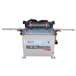 Horizontal wood vertical borehole drilling boring machine with 1/2/3/4 rows drillers