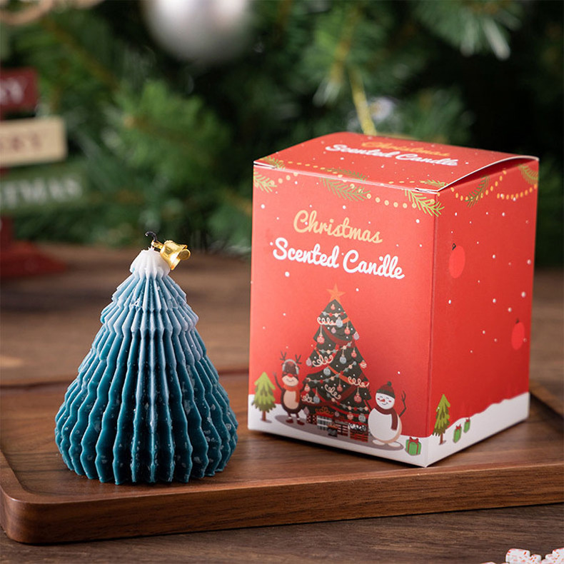 Supplier Creative Design Christmas Tree Candle Cute Candles Home Fragrance Scented Candle