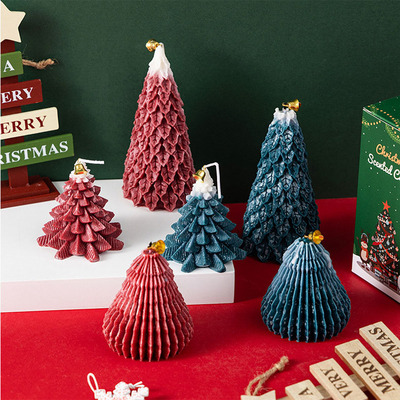 Supplier Creative Design Christmas Tree Candle Cute Candles Home Fragrance Scented Candle