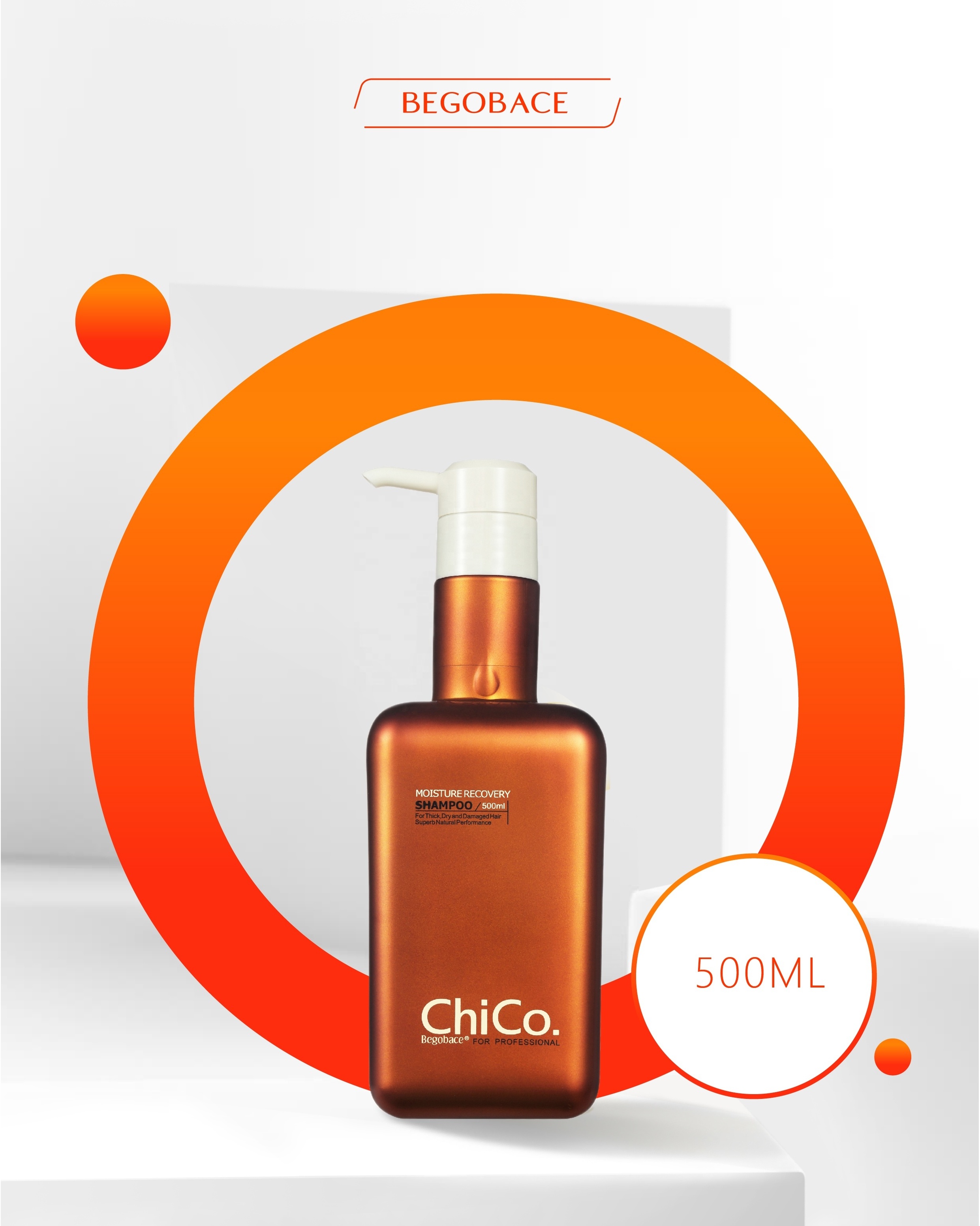 ChiCo Moisture Recovery Shampoo Lanolin Oil internally and externally nourishing for frizzy and rough hair