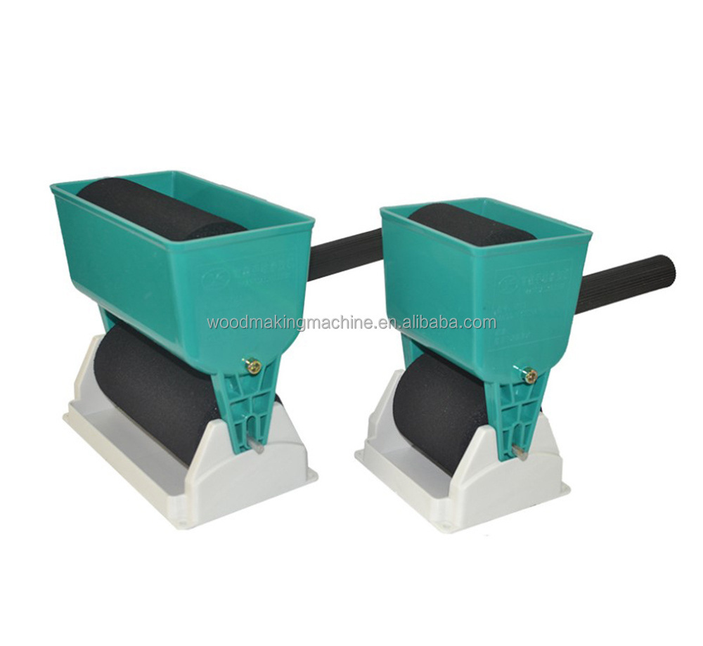 White Latex Applicator handy applicator wood glue Roller spreader Machine