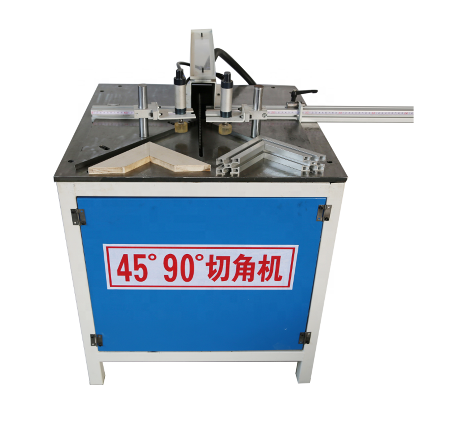 Pneumatic wood frame cutting machine,photo frame cutting machine picture