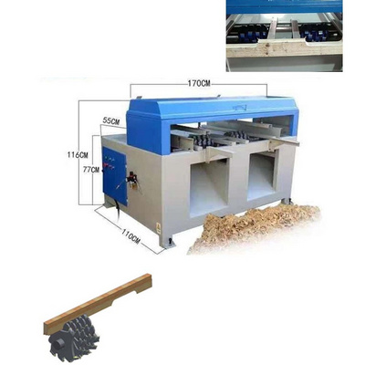 MC-230 Pallet cutting machine | wood pallet groove stringers notcher/wood notching machine