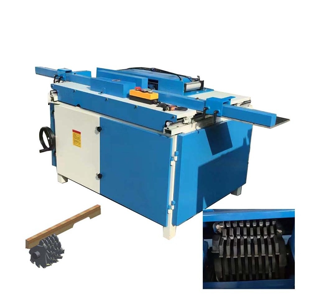 MC-230 Pallet cutting machine | wood pallet groove stringers notcher/wood notching machine