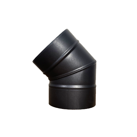 OEM black chimney flue pipe tee for wood fireplace chimney pipe tee single wall chimney pipe