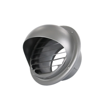 Factory customized Stainless Steel Round Bull Nosed Outlet Ventilation Grill Hood Cap with Mesh square rain cap