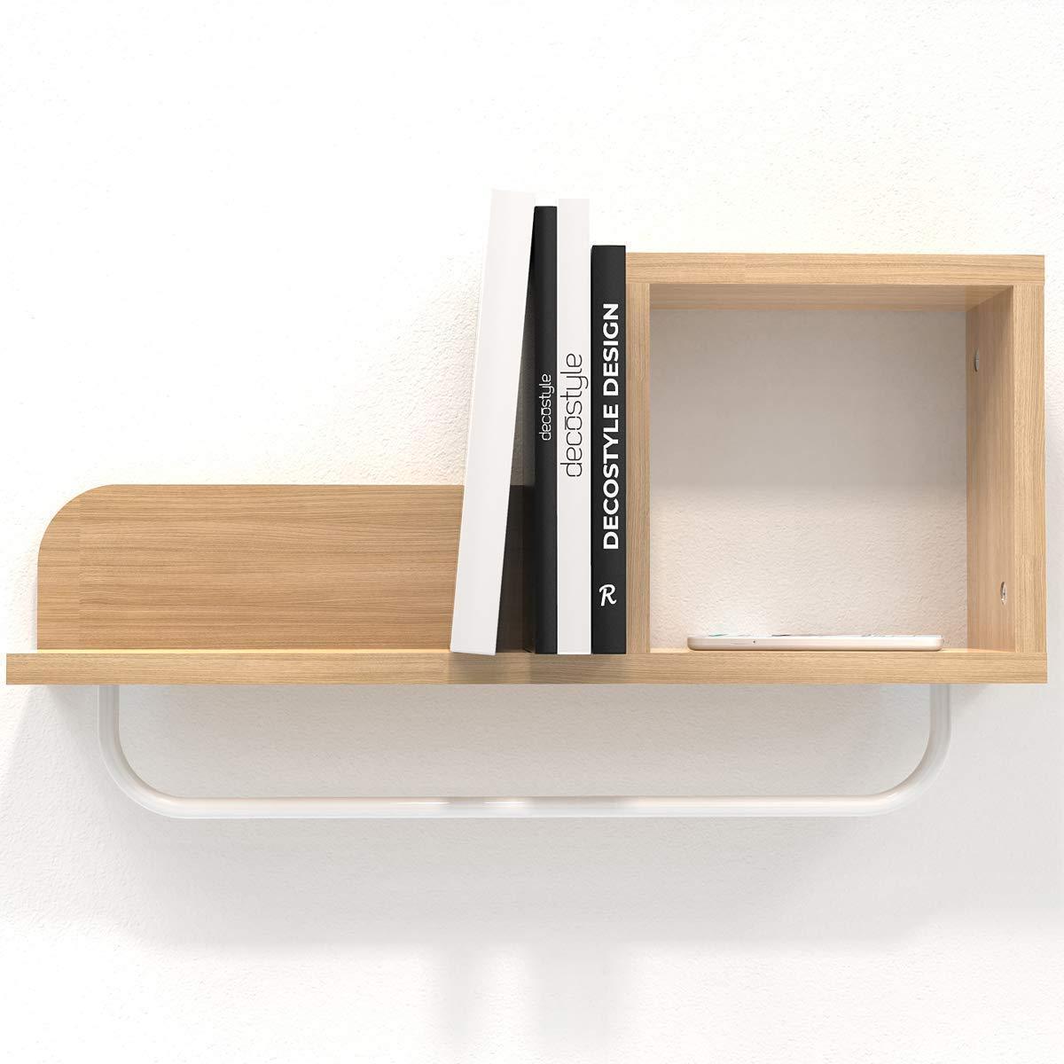 New Design Eco-Friendly Hanging Wood Shelf Floating Wall Mounted Wood Hanging Wall Shelf Swing Wooden Wall Shelf Design