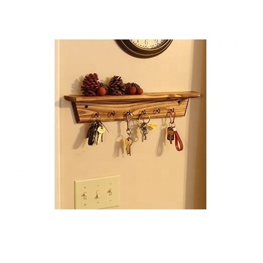 Creative Design Wall Mounted Coat Rack Bamboo Wall Hooks Coat Hat Hanger Hooks Over Door Wooden Bathroom Rack Coat Hook Hanger