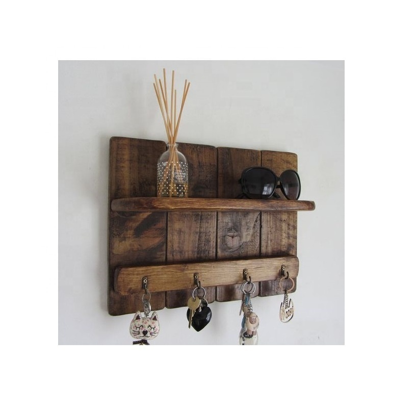 Creative Design Wall Mounted Coat Rack Bamboo Wall Hooks Coat Hat Hanger Hooks Over Door Wooden Bathroom Rack Coat Hook Hanger