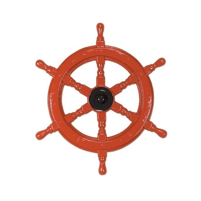 Nautical Ship Wheels Blue Wooden Ship Wheel Boat Item Rustic Country Decor Wall Hanging Farmhouse Decor Available at Low Cost